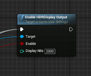 HDR output in Unreal Engine